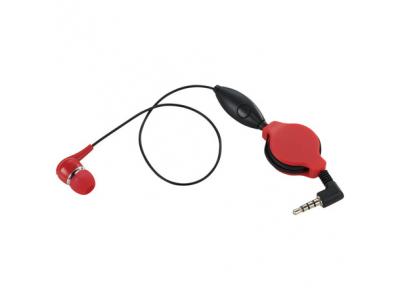 Promotional Giveaway Technology | Retractable Ear bud with Mic