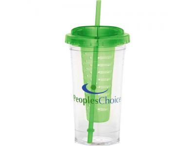 Promotional Giveaway Drinkware | Cool Gear Sedici Fruit Infuser Tumbler 24oz