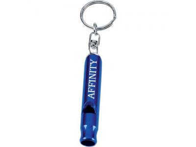 Promotional Giveaway Gifts & Kits | Metal Whistle / Key Ring