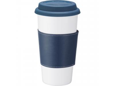 Promotional Giveaway Drinkware | Mega Double-Wall Ceramic Tumbler With Wrap 15oz