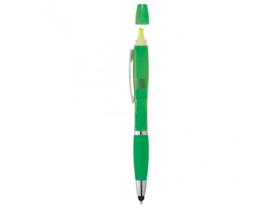 Promotional Giveaway Writing Insruments | Nash Pen-Stylus-Highlighter - Crystal