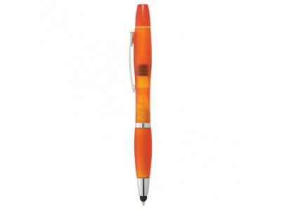 Promotional Giveaway Writing Insruments | Nash Pen-Stylus-Highlighter - Crystal