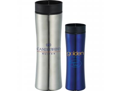 Promotional Giveaway Drinkware | 360 Sip Stainless Steel Tumbler 16oz