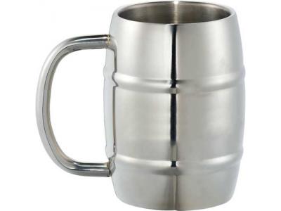 Promotional Giveaway Drinkware | Growl Stainless Barrel Mug 14oz