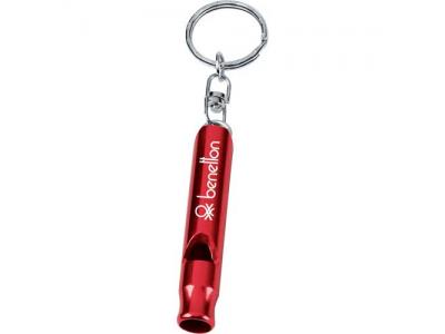 Promotional Giveaway Gifts & Kits | Metal Whistle / Key Ring