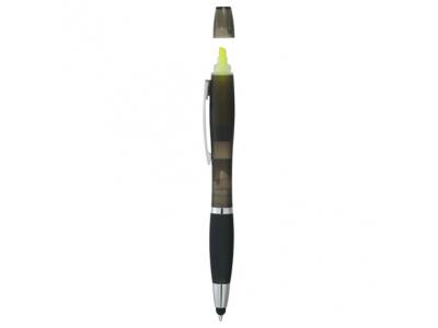 Promotional Giveaway Writing Insruments | Nash Pen-Stylus-Highlighter - Crystal