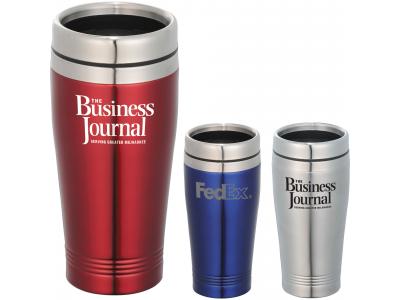 Promotional Giveaway Drinkware | Hollywood 16-Oz. Stainless Steel Travel Tumbler