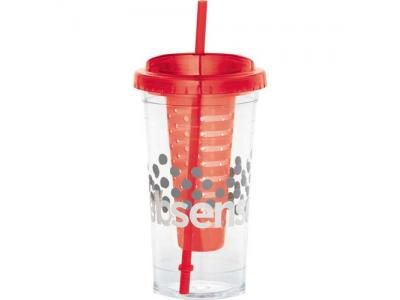 Promotional Giveaway Drinkware | Cool Gear Sedici Fruit Infuser Tumbler 24oz