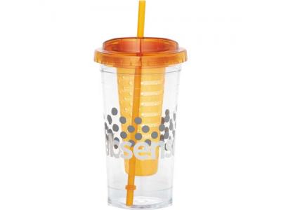 Promotional Giveaway Drinkware | Cool Gear Sedici Fruit Infuser Tumbler 24oz