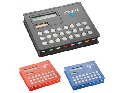 Promotional Giveaway Technology | Calculator & Sticky Note Case