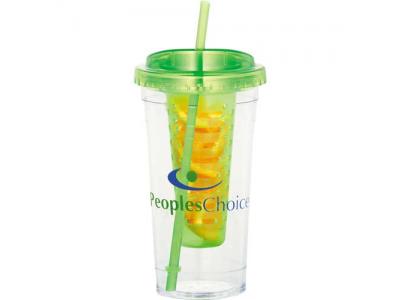 Promotional Giveaway Drinkware | Cool Gear Sedici Fruit Infuser Tumbler 24oz