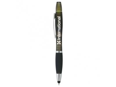 Promotional Giveaway Writing Insruments | Nash Pen-Stylus-Highlighter - Crystal