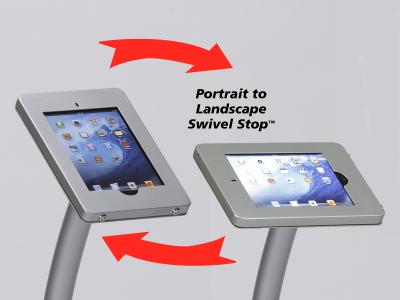 TF-1317 Swivel iPad Clamshell | Trade Show Displays