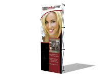 VBurst Pop Up Display | 3’ V Burst Straight Frame