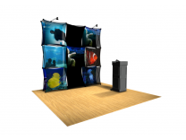 Xpressions Sheer 3x3 Pop Up Displays Kit B | Trade Show Displays