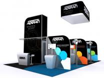 DM-1051 Hybrid Exhibit | Custom Modular Hybrid Displays  