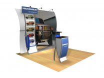 Issa - Perfect 10 Trade Show Displays | Custom Modular Hybrid Displays