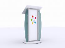 MOD-1549 Trade Show Podium | Counters Pedestals Kiosks & Workstations