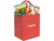 Promotional Giveaway Bags | The Hercules Grocery Tote Red