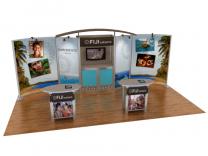 Custom Modular Hybrid Displays | VK-2066 Hybrid Booth 20 Ft Visionary Designs 