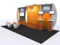 VK-2934 20 Ft Visionary Designs | Trade Show Displays