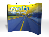 VBurst Curved Frame Pop Up Displays | Trade Show Displays