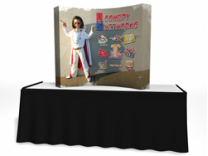 Trade Show Displays | VBurst Curved Frame Replacement Graphics