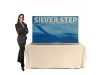 SilverStep Banner Stand Table Top | Trade Show Displays by ShopForExhibits