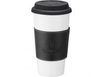 Promotional Giveaway Drinkware | Mega Double-Wall Ceramic Tumbler With Wrap 15oz