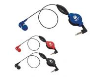 Promotional Giveaway Technology | Retractable Ear bud with Mic