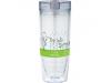 Promotional Giveaway Drinkware | Hot & Cold Flip N Sip Vortex Tumbler 20oz Clear