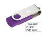 Promotional Giveaway Technology | Rotate Flash Drive 2GB Purple