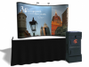  8 Ft Table Top w/All Photo Murals | Trade Show Displays by ShopForExhibits