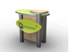 MOD-1184 Counter | Counters Kiosks Pedestals & Workstations