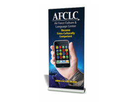 Quickscreen 3 - 33.5 in Retractable Banner Stands | Banner Stands 