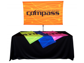 Table Top Displays | Compass 3 Lightweight Banner Stand