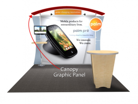 Trade Show Displays | Sacagawea Display Replacement Arched Canopy Graphic