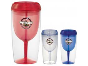 Promotional Giveaway Drinkware | Game Day Wine Glass Cup 10oz