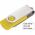 Promotional Giveaway Technology | Rotate Flash Drive 4GB Yellow