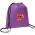 Promotional Giveaway Bags | The Evergreen Drawstring Cinch Backpack Purple