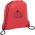 Promotional Giveaway Bags | The Oriole Drawstring Cinch Backpack Red