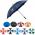 Promotional Giveaway Gifts & Kits | 62" Course Vented Golf Umbrella