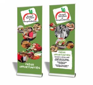 Quickscreen Retractable Banner Stands