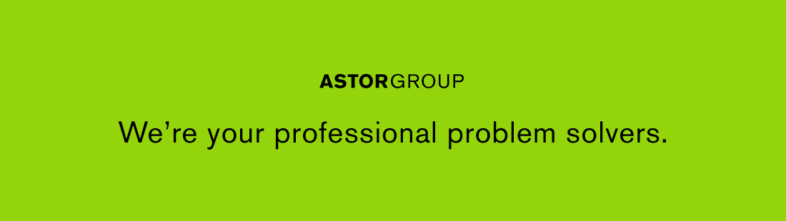 We are your professional problem solvers.